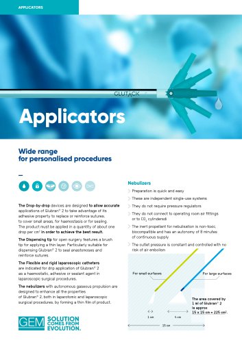 Glubran&reg; 2 Application Devices
