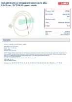 TERUMO SURFLO WINGED INFUSION SETS 21G - 0.8x19 mm - SV*21NL30 - green - sterile-1