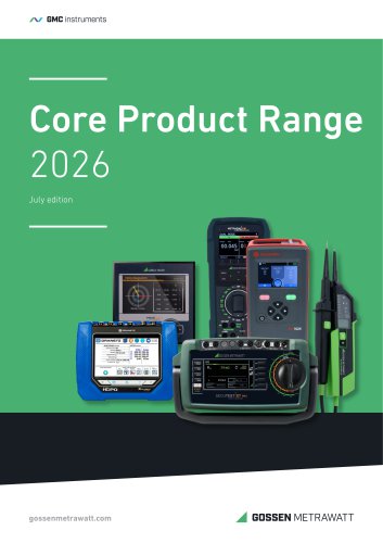 Core Product Range 2026