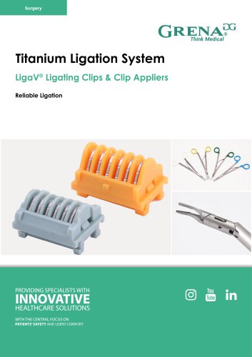 LigaV Titanium Ligation System_Catalogue Card