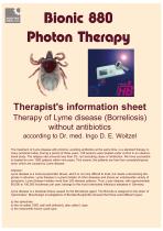 Bionic 880 Photon Therapy Therapist's information sheet-1