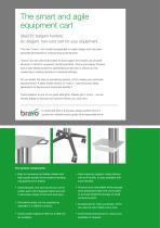 bravo - equipment cart system light duty - 2