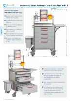 Stainless Steel Patient Care Cart PME 6411 - 2