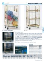 Wire Container Carts - 1