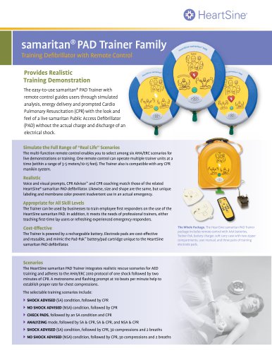 samaritan ®  PAD Trainer Family