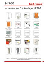 ACCESSORIES FOR TROLLEYS H700-1