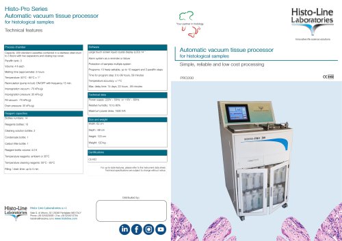 Histo-Pro200 Vacuum Tissue Processor