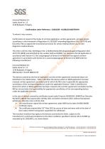 Confirmation letter for extension of MDD-1