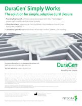 Neurosurgery is complex. DuraGen®  is simple-2