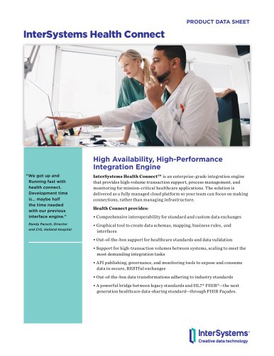 InterSystems Health Connect