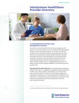 InterSystems HealthShare Provider Directory-1