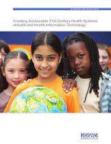 AN INTERSYSTEMS WHITE PAPER Creating Sustainable 21st Century Health Systems: eHealth and Health Information Technology - 1