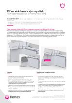 162 cm wide lower body x-ray shield