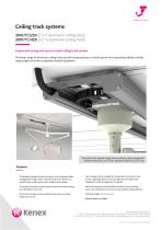 Ceiling track systems