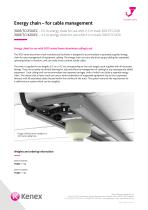 Energy chain - for cable management