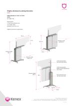 Height adjustable over-table x-ray shield-2