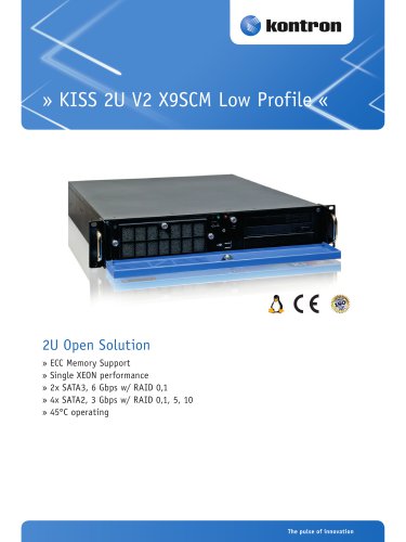 KISS 2U X9SCM Low profile