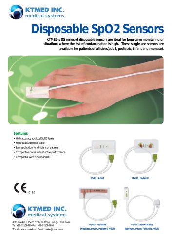 SpO2 Disposable Sensors