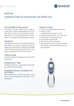 easyTymp Handheld Screening Tympanometer with Reflex Tests