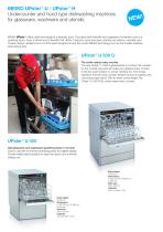 Undercounter, hood type, and utensil washers-2