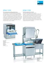 Undercounter, hood type, and utensil washers-3