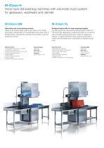 Undercounter, hood type, and utensil washers-8