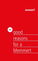 10 good reasons for a Memmert - 1
