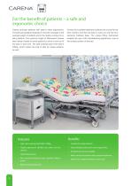 Brochure in English - Machine washable hospital bed Carena - 4