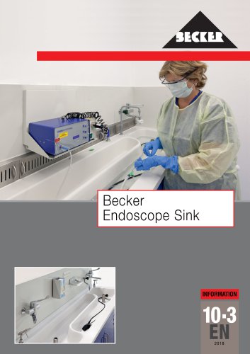 Becker Endoscope Sink