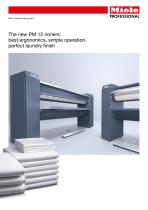 The new PM 12 ironers: best ergonomics, simple operation, perfect laundry finish - 1