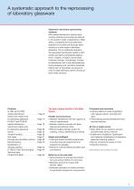 Washing · Disinfection · Drying A systematic approach to the reprocessing of laboratory glassware-3