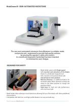 HistoDream M microtome catalog - 2