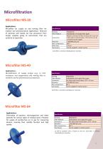 Filter media for artificial respiratory devices - 6