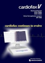ECG-1500K, ECG-1550K cardiofax V Electrocardiograph, QP-156E Stress Test Application Program-1
