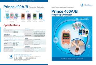 Prince-100A & B Fingertip Oximeter - 1