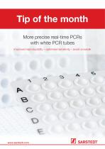 More precise real-time PCRs with white PCR tubes - 1