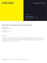 Pipette Calibration and Standards - 1