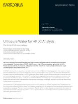 Ultrapure Water for HPLC Analysis - 1