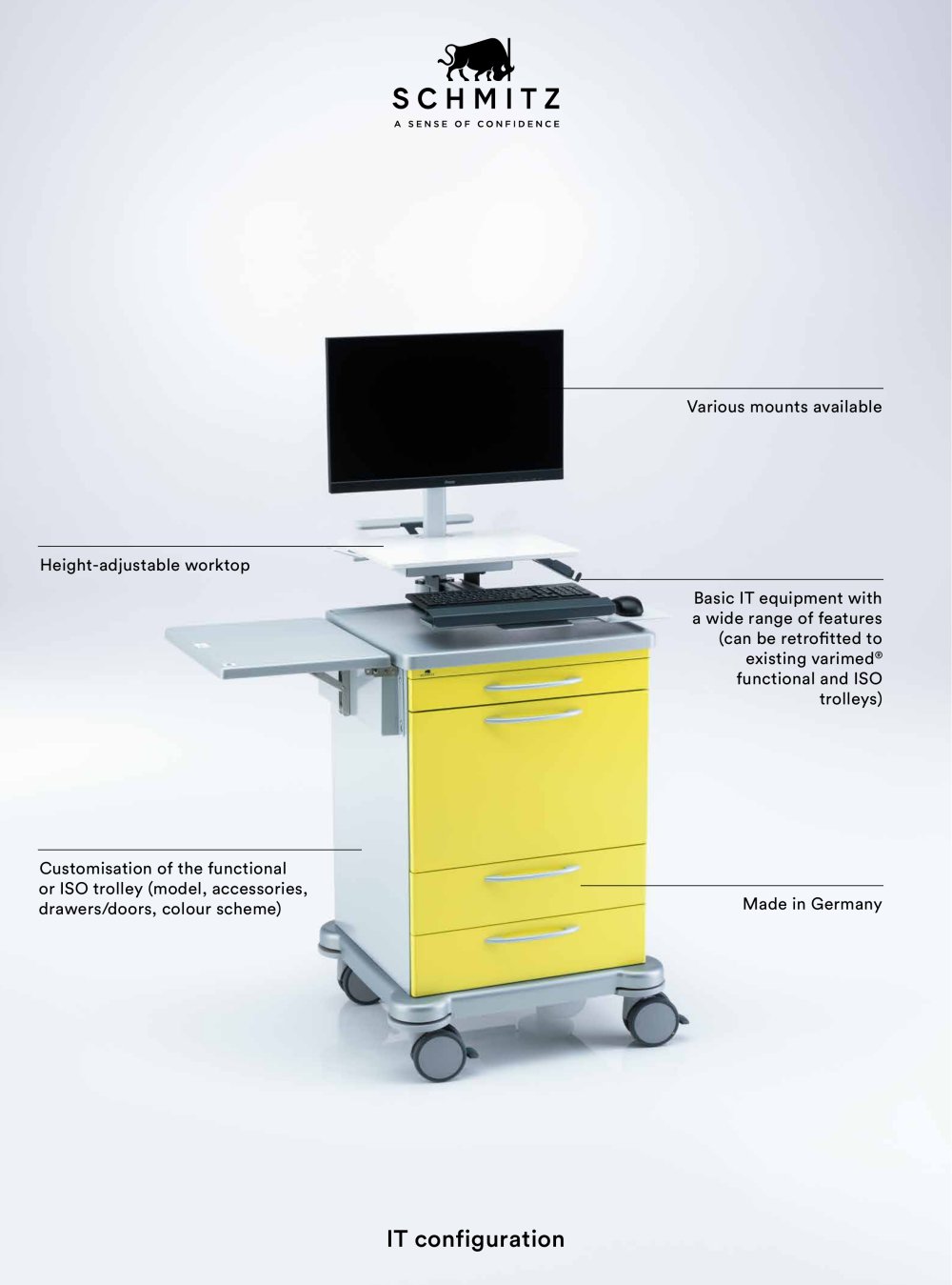 IT Solutions for SCHMITZ Functional or ISO trolleys - SCHMITZ medical GmbH