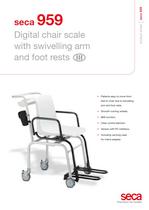 Digital chair scale seca 959 - 1