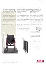 Digital wheelchair scale seca 677 - 2