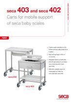 seca 403 and seca 402 Carts for mobile support of seca baby scales - 1