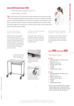 seca 403 and seca 402 Carts for mobile support of seca baby scales - 2