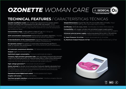 OZONETTE WOMAN CARE