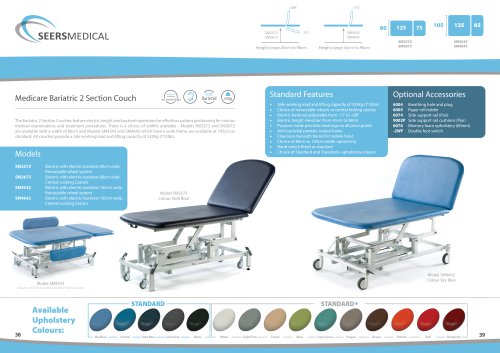 Medicare Bariatric 2 Section Couch