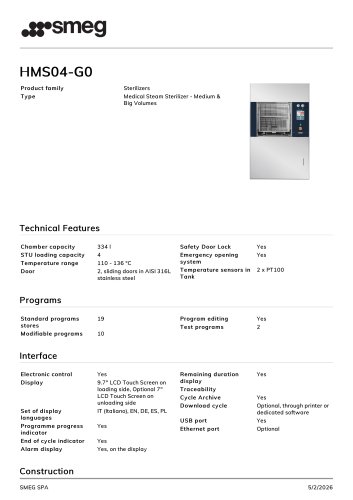 Steam Medical Sterilizer HMS04