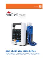 CT40 Spot-Check Vital Signs Device Advanced Configuration Application - 1