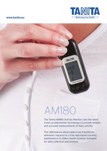 AM-180 ACTIVITY MONITOR WITH 3-AXIS ACCELEROMETER