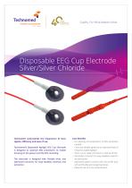 Disposable EEG Cup Electrode Silver/Silver Chloride - 1