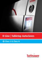 D-Line Tabletop Autoclaves - 1